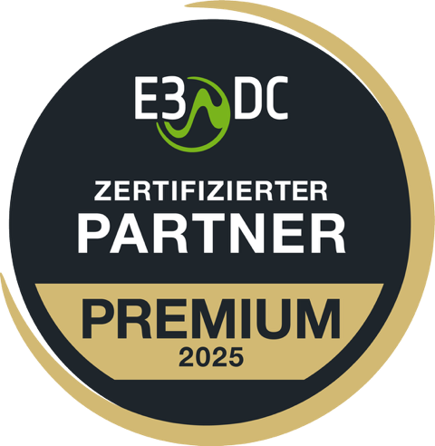 Zertifikat als Premium-Partner von E3/DC